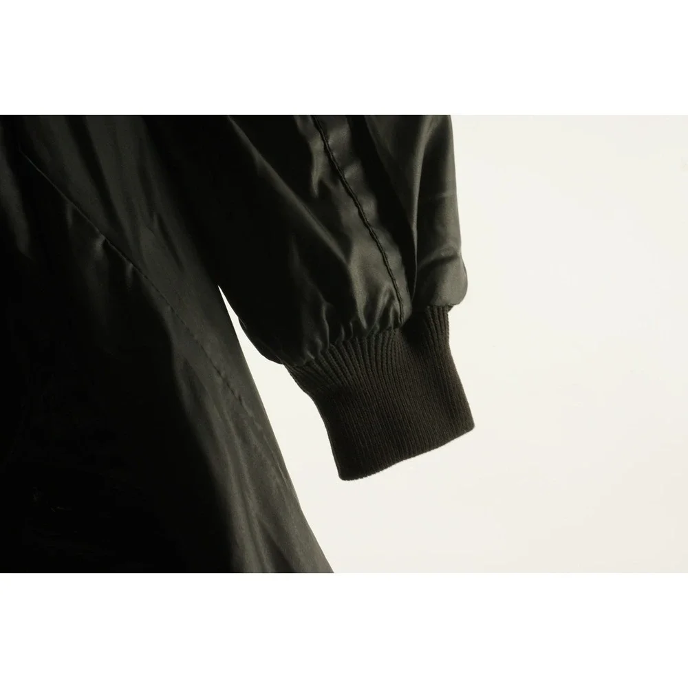 Vintage DynoMax MBA‎ Made in the USA Satin Mechanics Jacket Men's XL Black Nylon